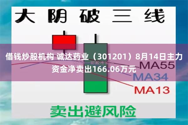 借钱炒股机构 诚达药业（301201）8月14日主力资金净卖出166.06万元