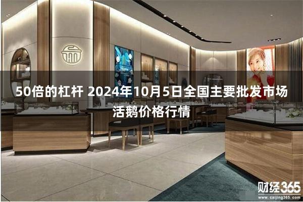 50倍的杠杆 2024年10月5日全国主要批发市场活鹅价格行情